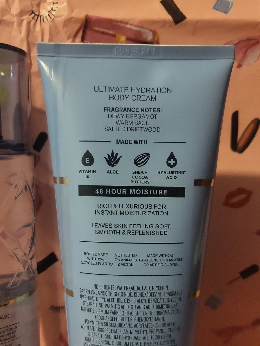Bath & Body Works 2 Pc. Salted Shorelines Set Mist & Body Cream FS NEW